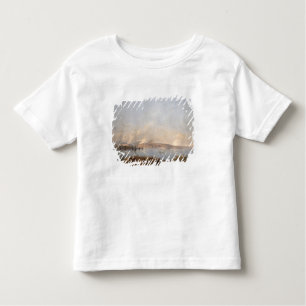 Camiseta Infantil Vista do porto de Sebastopol durante o crime