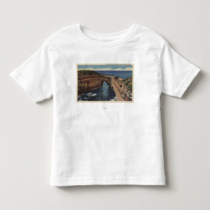 Camiseta Infantil Vista do pote do diabo & dos penhascos do por do