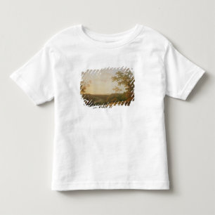 Camiseta Infantil Vista do rio Dee, c.1761