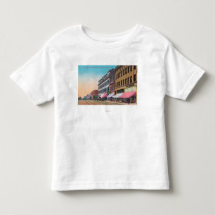 Camiseta Infantil Vista do sul dos alces StreetBellingham, WA