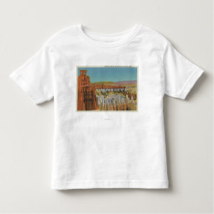Camiseta Infantil Vista do templo de Osiris