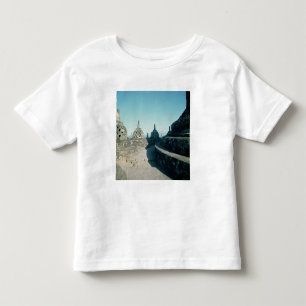 Camiseta Infantil Vista do terraço circular o mais mais alto