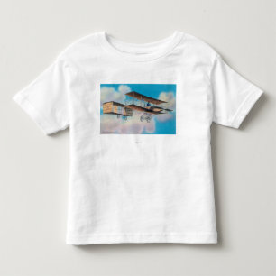 Camiseta Infantil Vista do Voisin BiplaneFrance