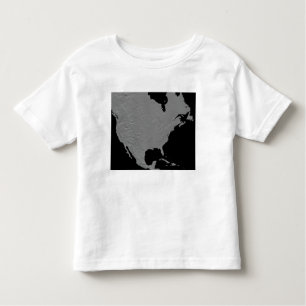 Camiseta Infantil Vista estereoscópica da América do Norte 2