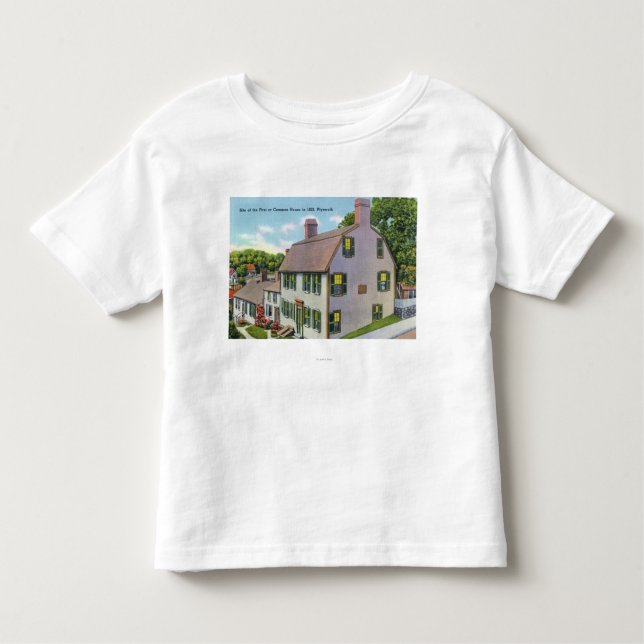 Camiseta Infantil Vista exterior da casa comum (Frente)