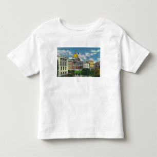 Camiseta Infantil Vista exterior da casa do estado