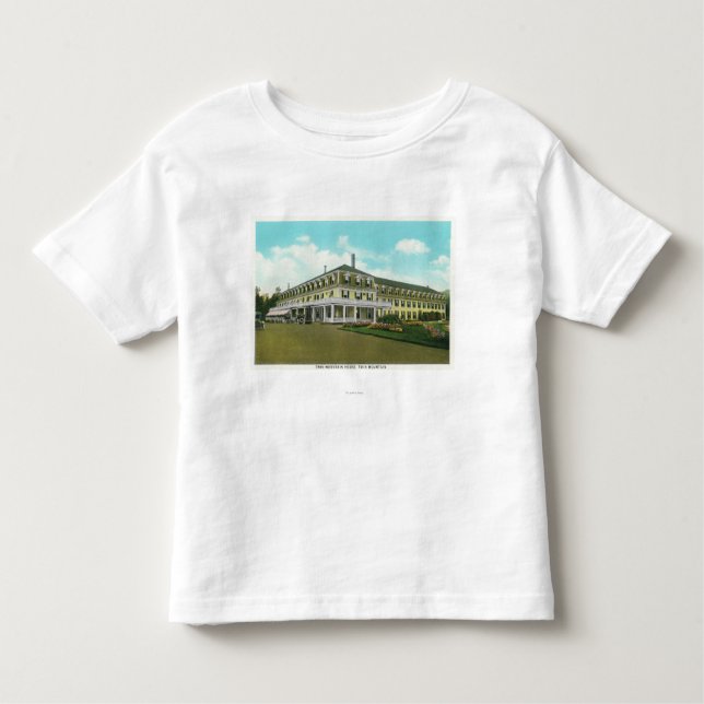 Camiseta Infantil Vista exterior da casa gêmea do Mt (Frente)