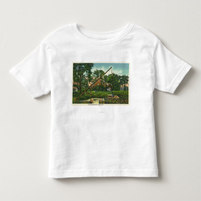 Camiseta Infantil Vista exterior da casa velha de Harlow # 2 (Frente)