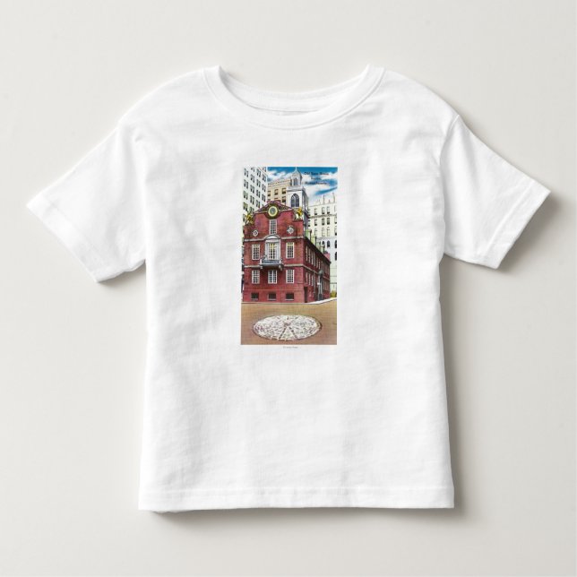 Camiseta Infantil Vista exterior da casa velha do estado (Frente)