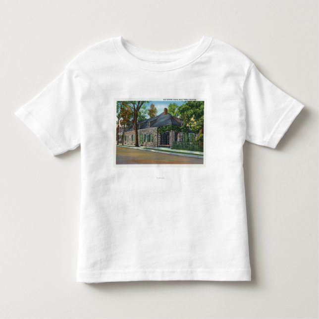 Camiseta Infantil Vista exterior da casa velha do Senado (Frente)