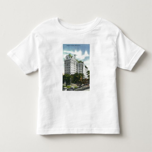 Camiseta Infantil Vista exterior da construção do telefone # 2 (Frente)