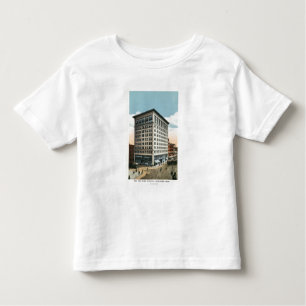Camiseta Infantil Vista exterior da construção nova do parque