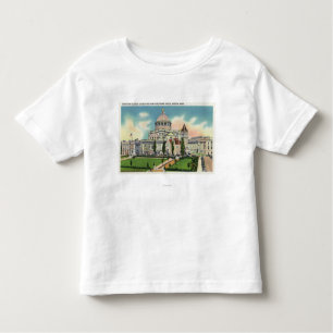 Camiseta Infantil Vista exterior da editora nova