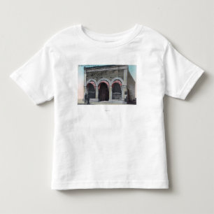 Camiseta Infantil Vista exterior da estação de correios de St Hele