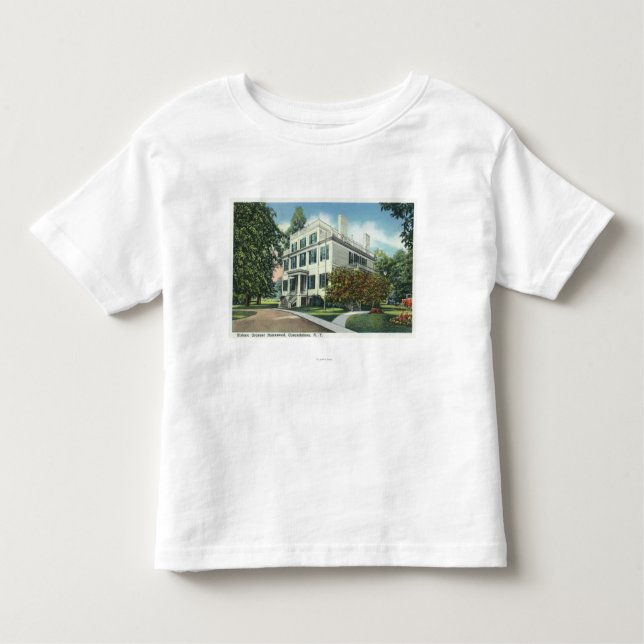 Camiseta Infantil Vista exterior da herdade histórica de Granger (Frente)