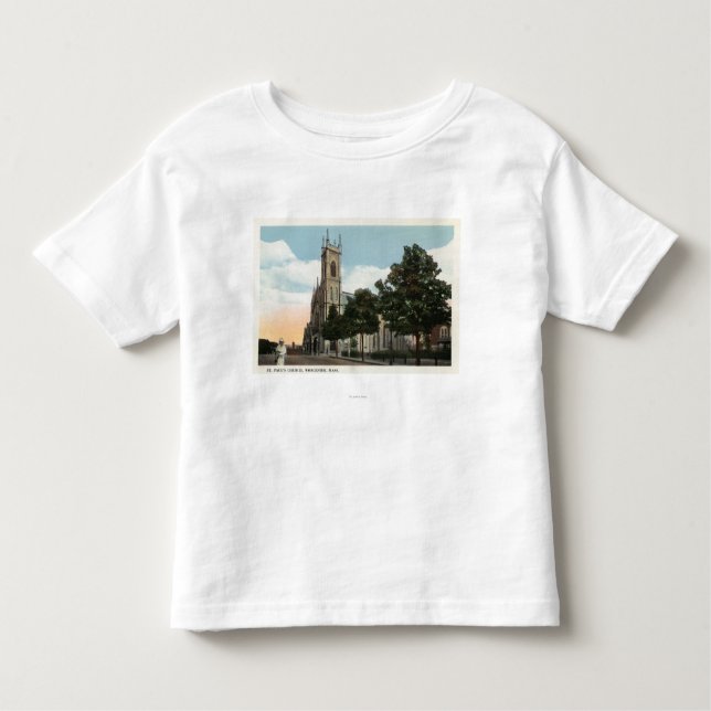 Camiseta Infantil Vista exterior da igreja de St Paul (Frente)