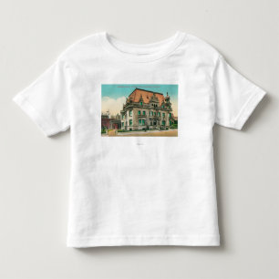 Camiseta Infantil Vista exterior da mansão de Spreckels, Van Ness