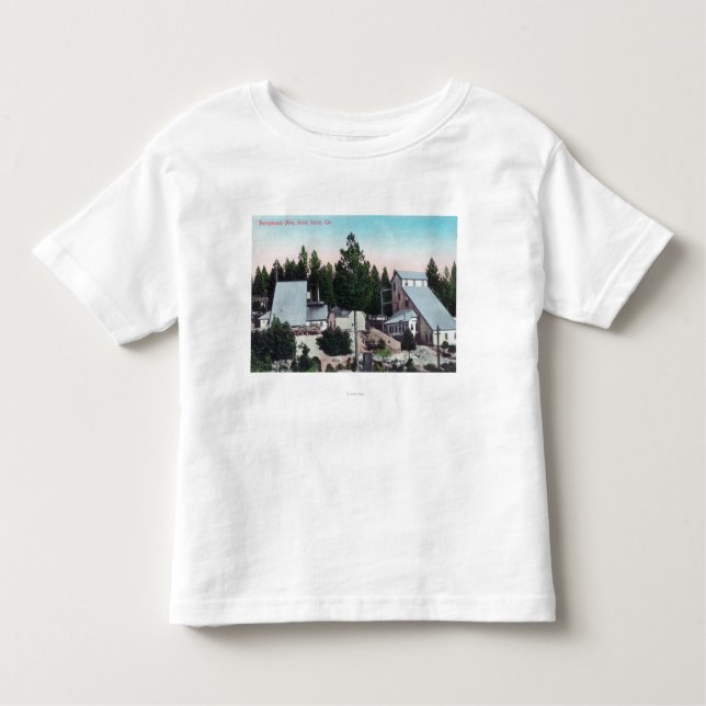 Camiseta Infantil Vista exterior da mina de Pensilvânia (Frente)