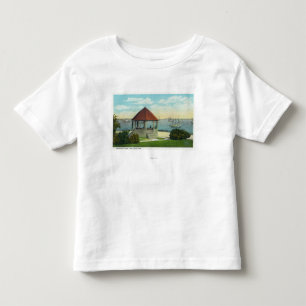 Camiseta Infantil Vista exterior da pérola da ilha de Orr