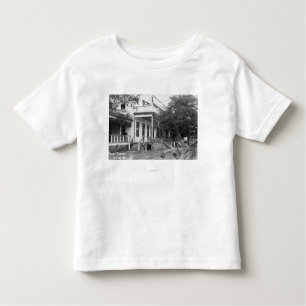 Camiseta Infantil Vista exterior da taberna de Twana