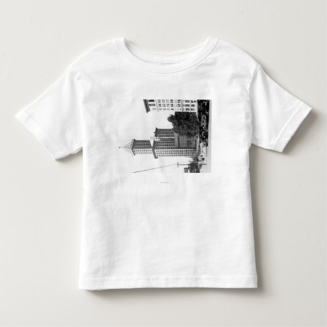 Camiseta Infantil Vista exterior da torre de Smith (Frente)