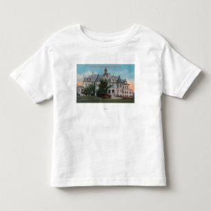 Camiseta Infantil Vista exterior da universidade de WA Bldg