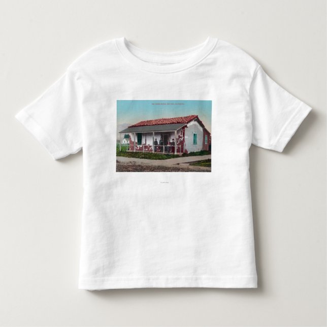 Camiseta Infantil Vista exterior de um Adobe velho HomeVentura, CA (Frente)