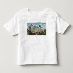 Camiseta Infantil Vista exterior do Capitólio do estado