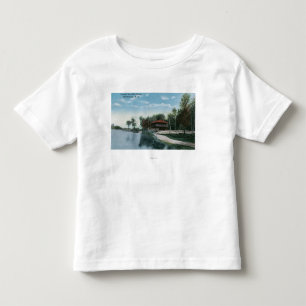 Camiseta Infantil Vista exterior do casino do Central Park