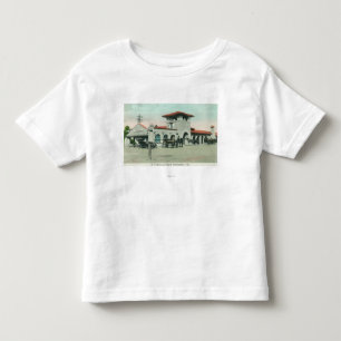Camiseta Infantil Vista exterior do depósito pacífico do sul 4