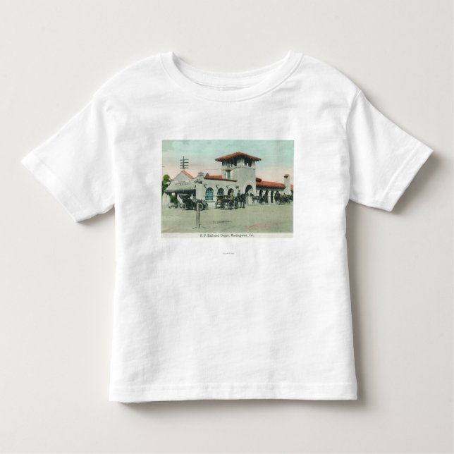 Camiseta Infantil Vista exterior do depósito pacífico do sul 4 (Frente)