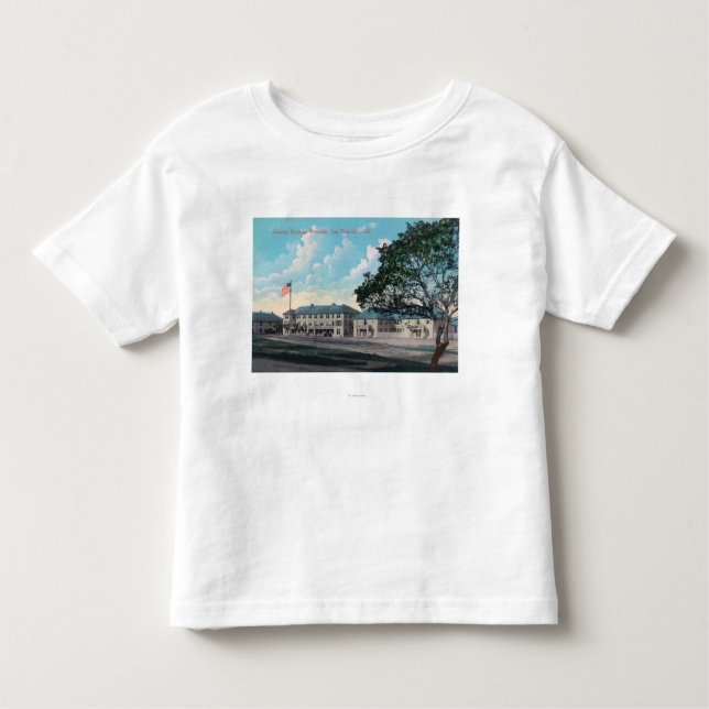 Camiseta Infantil Vista exterior do Hospital Geral, Presidio (Frente)