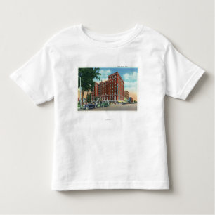 Camiseta Infantil Vista exterior do hotel de Mark Twain