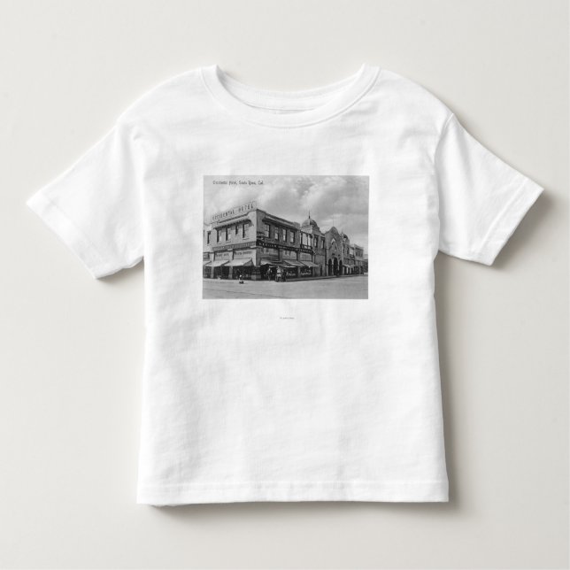 Camiseta Infantil Vista exterior do hotel do Occidental (Frente)