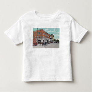 Camiseta Infantil Vista exterior do hotel JulianWoodland, CA