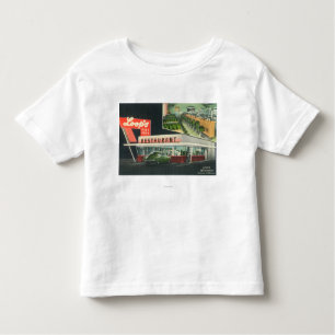 Camiseta Infantil Vista exterior do RestaurantVentura do laço, CA