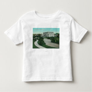 Camiseta Infantil Vista exterior do terraço de Presidio