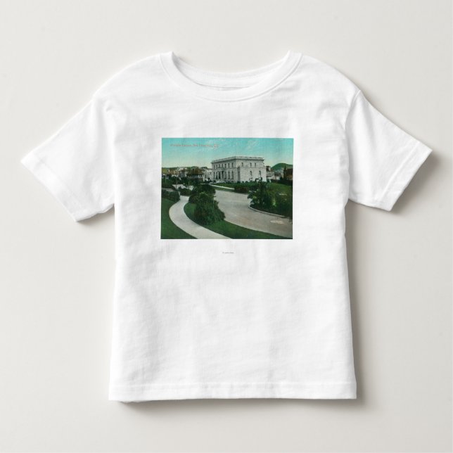 Camiseta Infantil Vista exterior do terraço de Presidio (Frente)