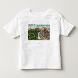 Camiseta Infantil Vista geral da rua de Tremont