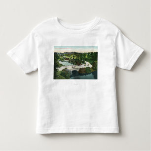 Camiseta Infantil Vista geral do parque de Franklin