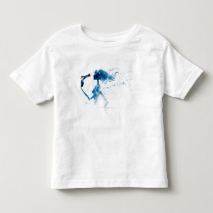Camiseta Infantil Vista lateral da mulher secando cabelos longos