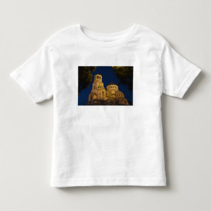 Camiseta Infantil Vista noturna da Catedral de Alexander Nevski