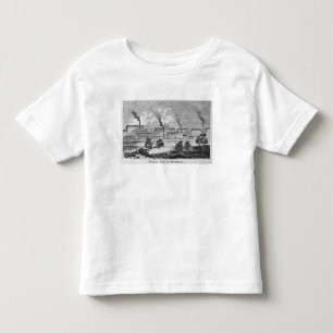 Camiseta Infantil Vista ocidental de Manchester