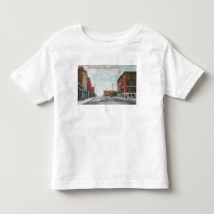 Camiseta Infantil Vista ocidental do granito StreetButte, TA