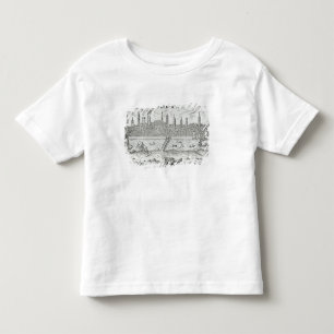 Camiseta Infantil Vista panorâmica de Ferrara