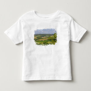 Camiseta Infantil Vista panorâmica de terras agrícolas ao sul de Arc