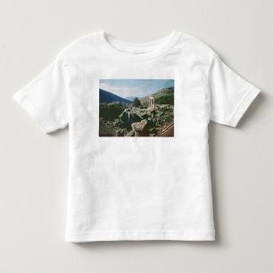 Camiseta Infantil Vista panorâmica do local com o templo dos tholos