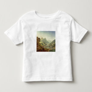 Camiseta Infantil Vista panorâmica no Rhine (pares com 59649)