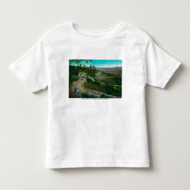 Camiseta Infantil Vista para o vale do antílope de Sandberg (Frente)