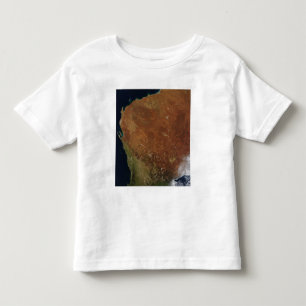 Camiseta Infantil Vista satélite da Austrália Ocidental